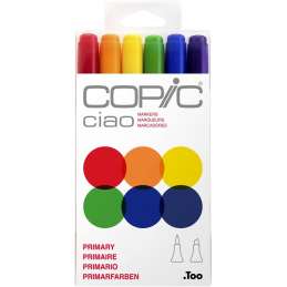 Set 6 copic ciao "Primary"