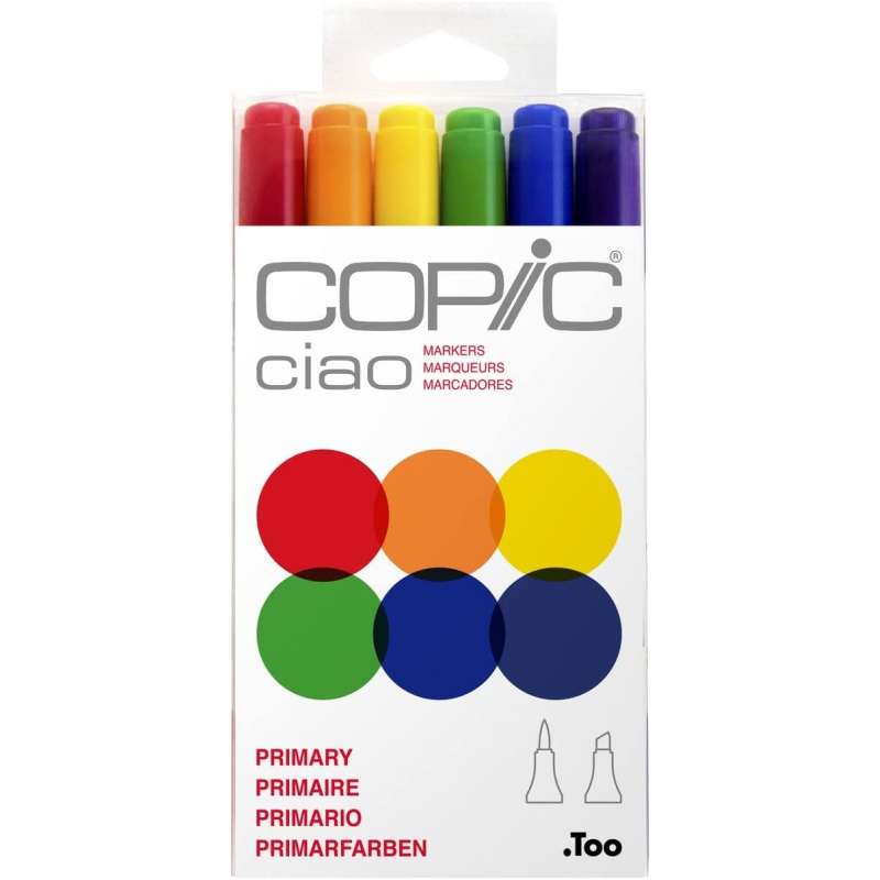 Set 6 copic ciao "Primary"