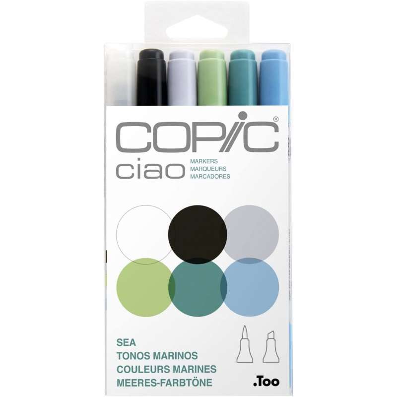 Set 6 copic ciao toni mare