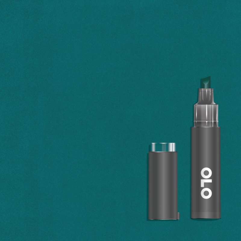 Pennarello OLO Chisel nella tonalità Blue Green
