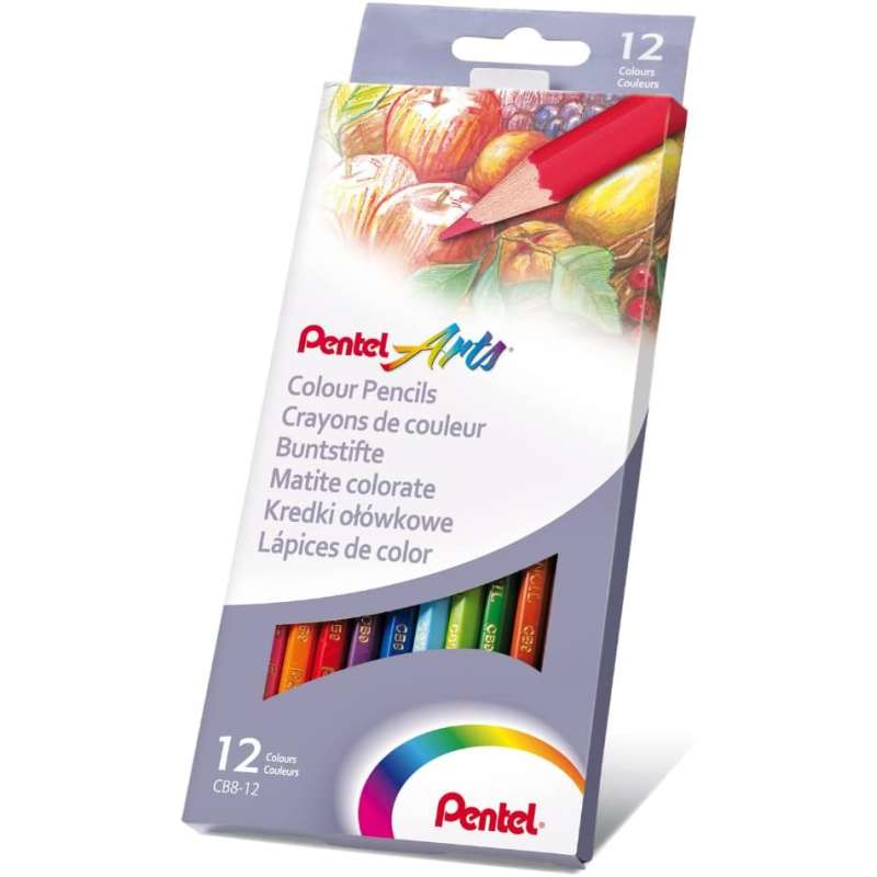 Set 12 matite colorate Pentel
