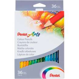 Set 36 matite colorate Pentel
